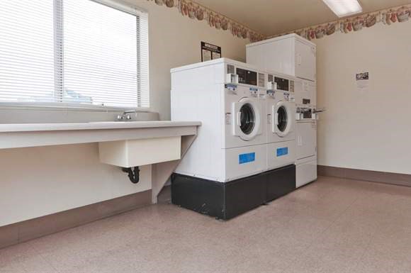 on-site laundry room