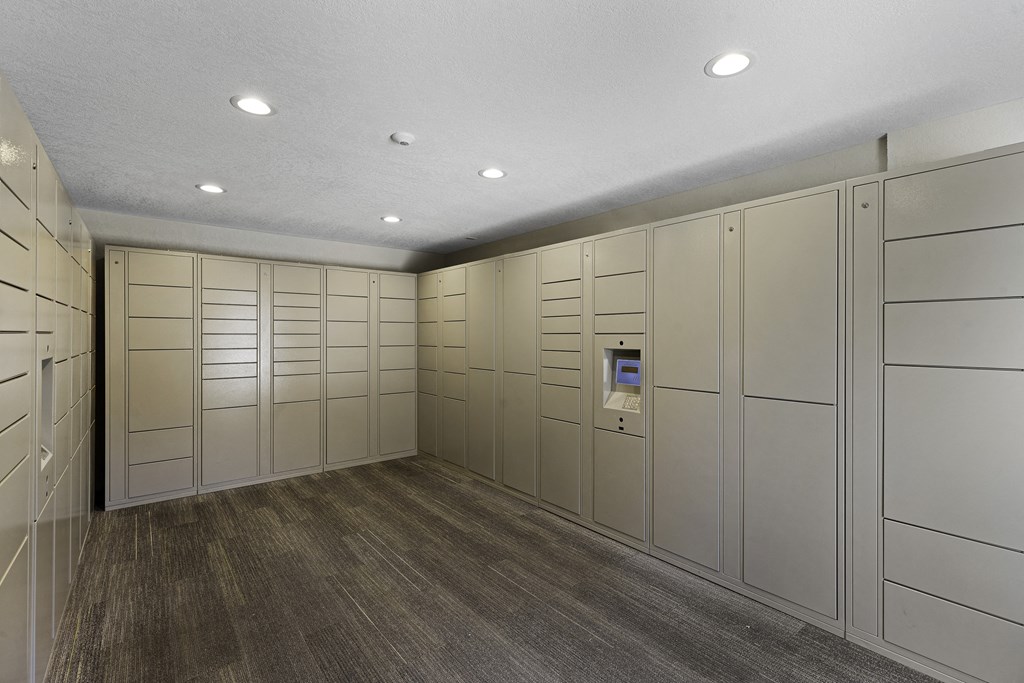 Package Room at Campo Basso Apartment Homes, WA 98087