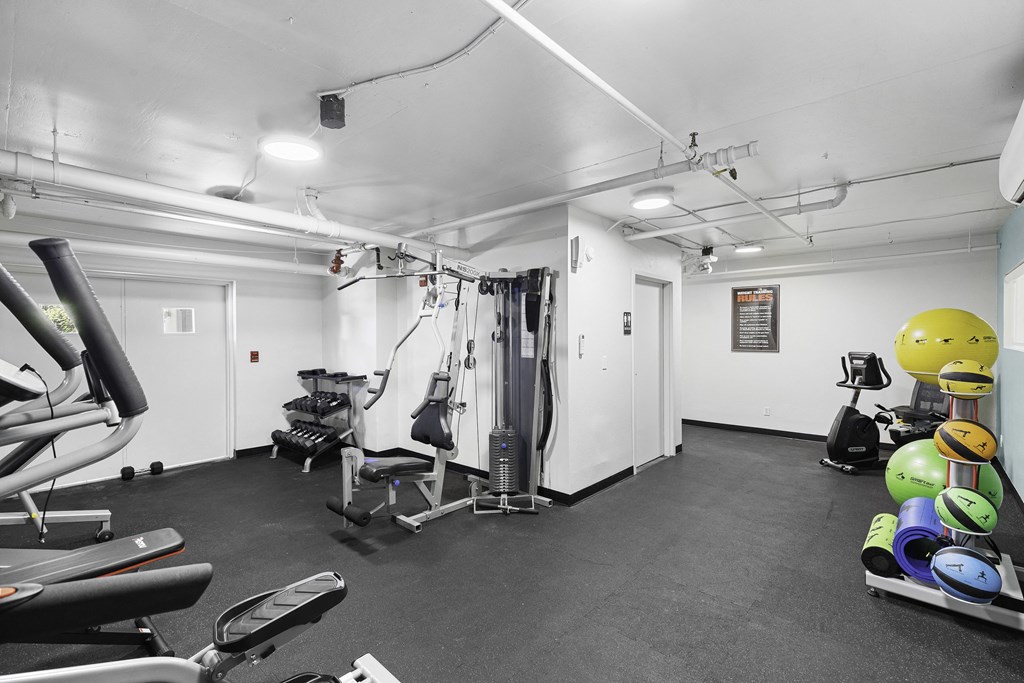 King Arthur's Court fitness center for Residents  at King Arthurs Court, Seattle, WA