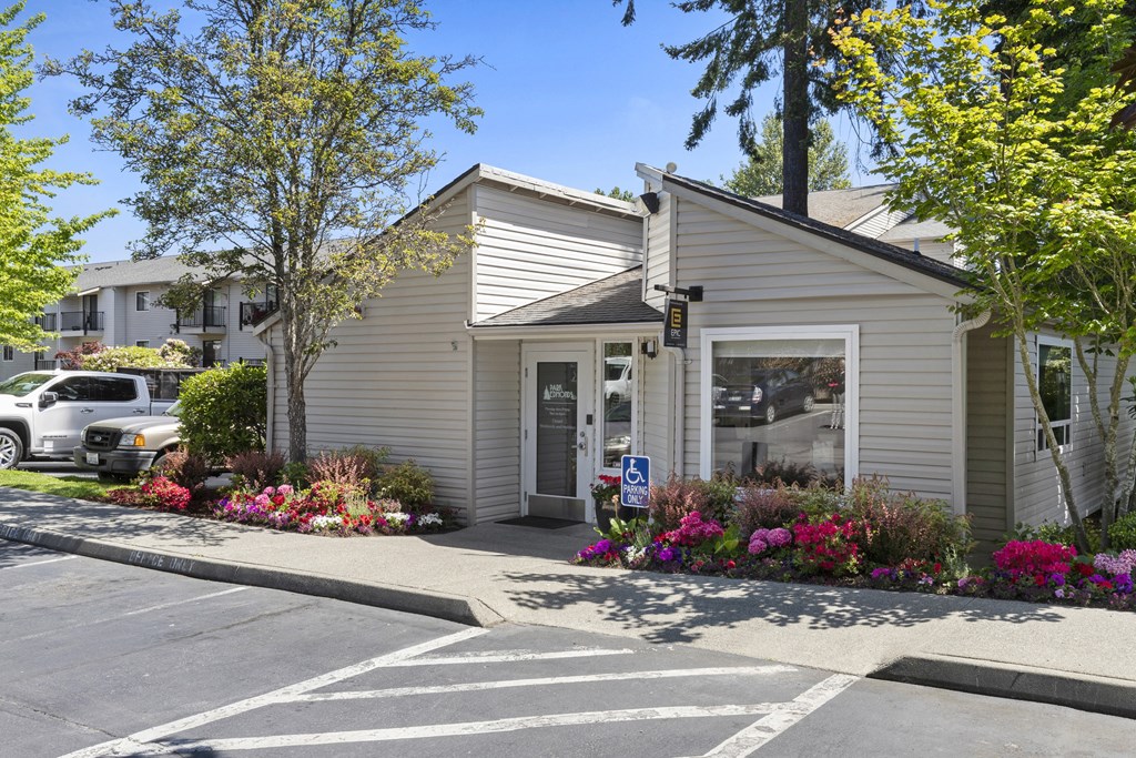 Leasing Office with Private Parking at Park Edmonds Apartment Homes, Edmonds, 98026