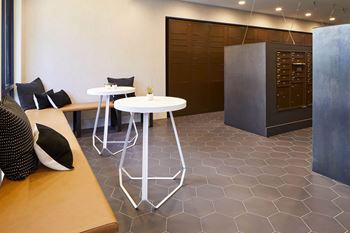 24/7 Package Lockers at Postmark Apartments, Shoreline Washington