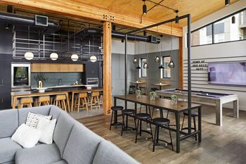 Entertainment Lounge at Postmark Apartments, Shoreline