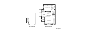 a floor plan for a bedroom house  at Mainstreet Village, Novi, MI