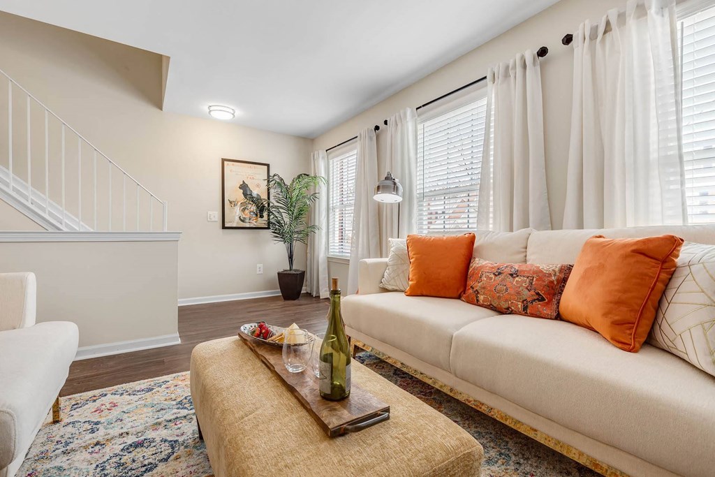 Spacious Living Room at Mainstreet Village, Michigan, 48375