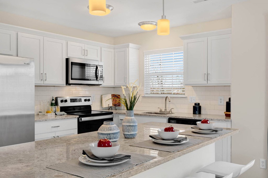 Island Kitchen at Mainstreet Village, Novi, MI, 48375