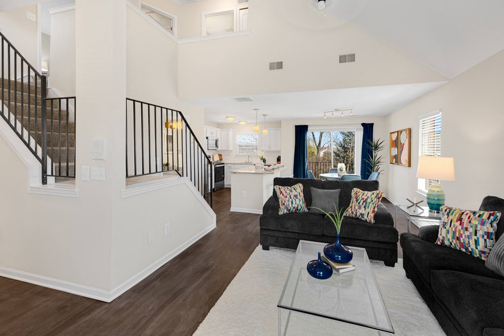 Living Room With Loft at Mainstreet Village, Novi, MI, 48375