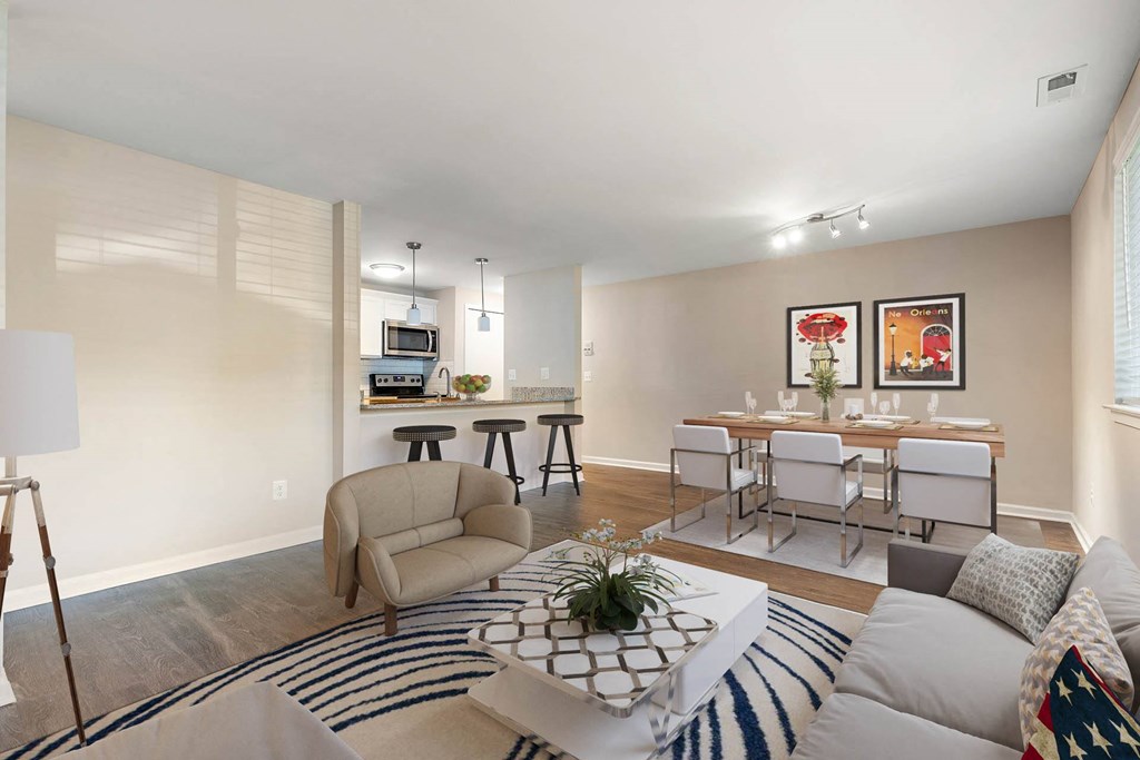 Living Room Interior at Adams Creek, Auburn Hills