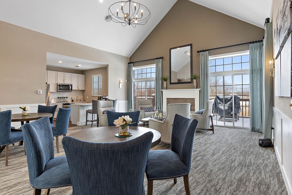 Community Room at Brownstones, Michigan, 48377