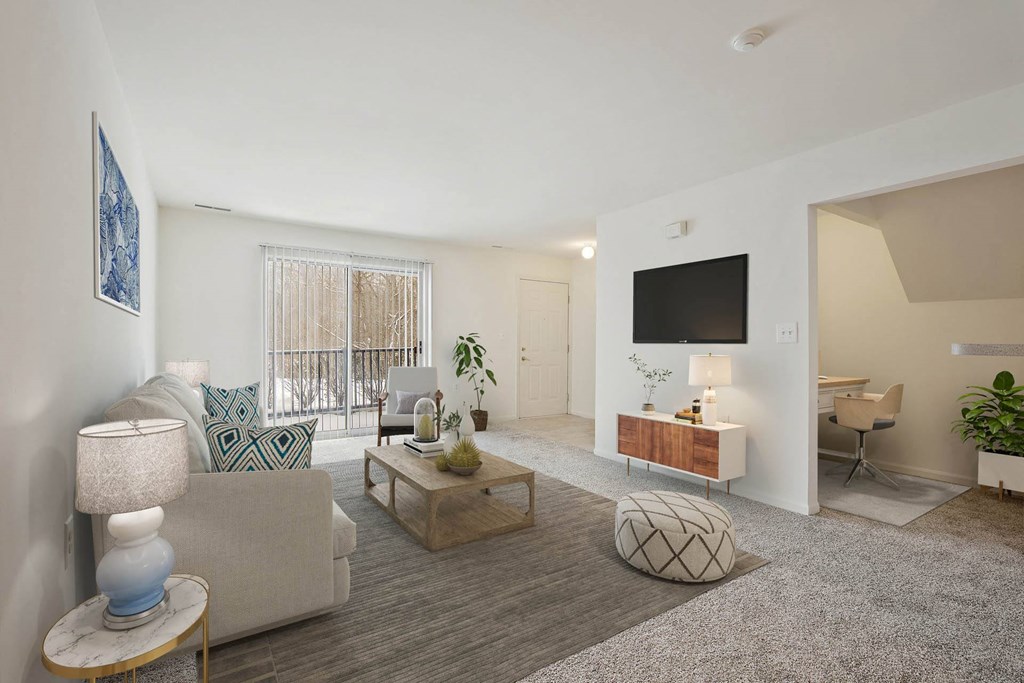 Living Room at Summit Creek, Canton, Michigan