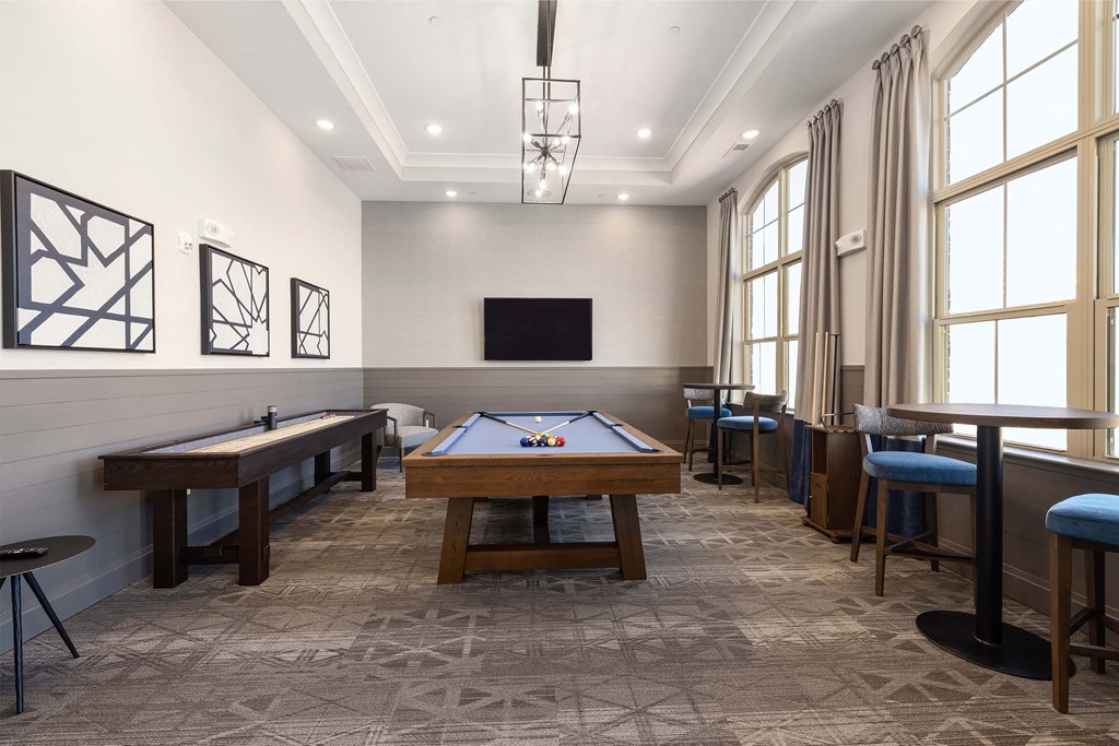 Billiards room at Griffin Weston, Cary