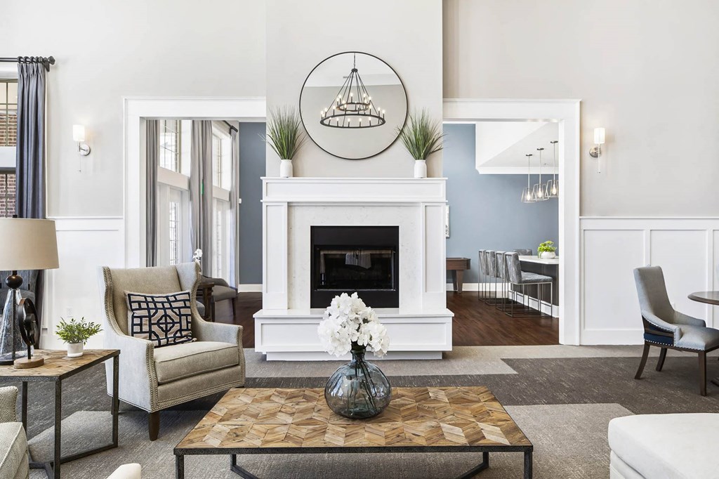 Fireplace Lounge at Park West, Canton, MI, 48187