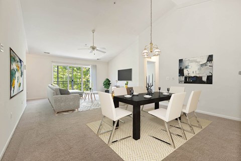 Dining Room at Cidermill Village, Rochester Hills, MI, 48307
