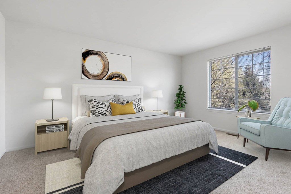 Master Bedroom at Brownstones, Novi, MI, 48377