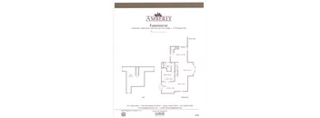 A real estate listing for a farmhouse with a floor plan diagram.