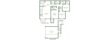 Gala Floor Plan at Cidermill Village, Rochester Hills