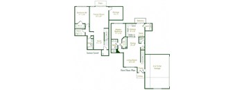 Golden Floor Plan at Cidermill Village, Michigan