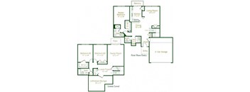 Jonathon Floor Plan at Cidermill Village, Michigan, 48307