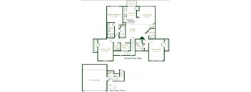 Snowdrift Floor Plan at Cidermill Village, Rochester Hills, MI