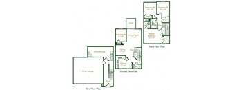 Tomkins Floor Plan at Cidermill Village, Rochester Hills, Michigan