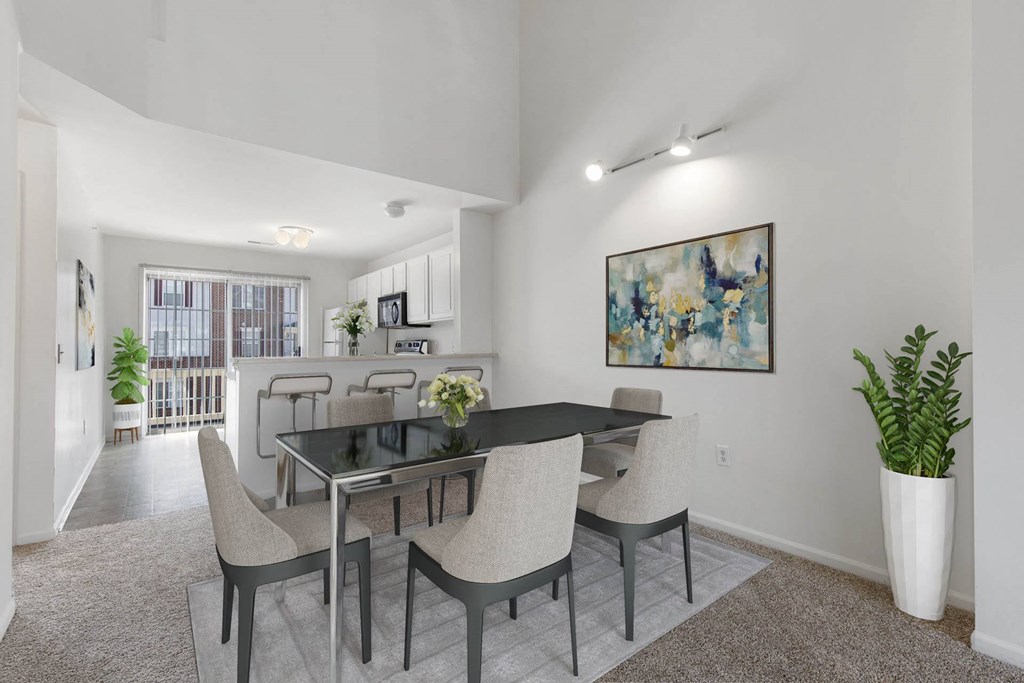 Elegant Dining Space at Brownstones, Michigan