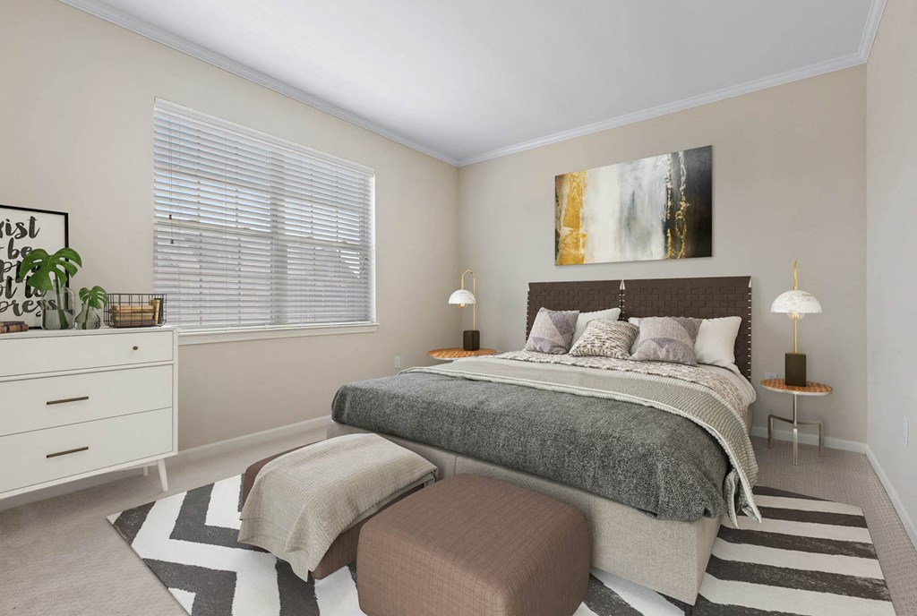 Master Bedroom at Park West, Canton, Michigan