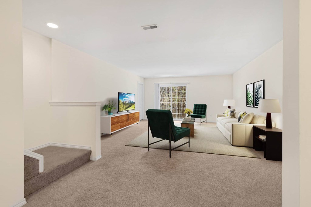 Family Room at Brandywine Apartments, West Bloomfield, Michigan