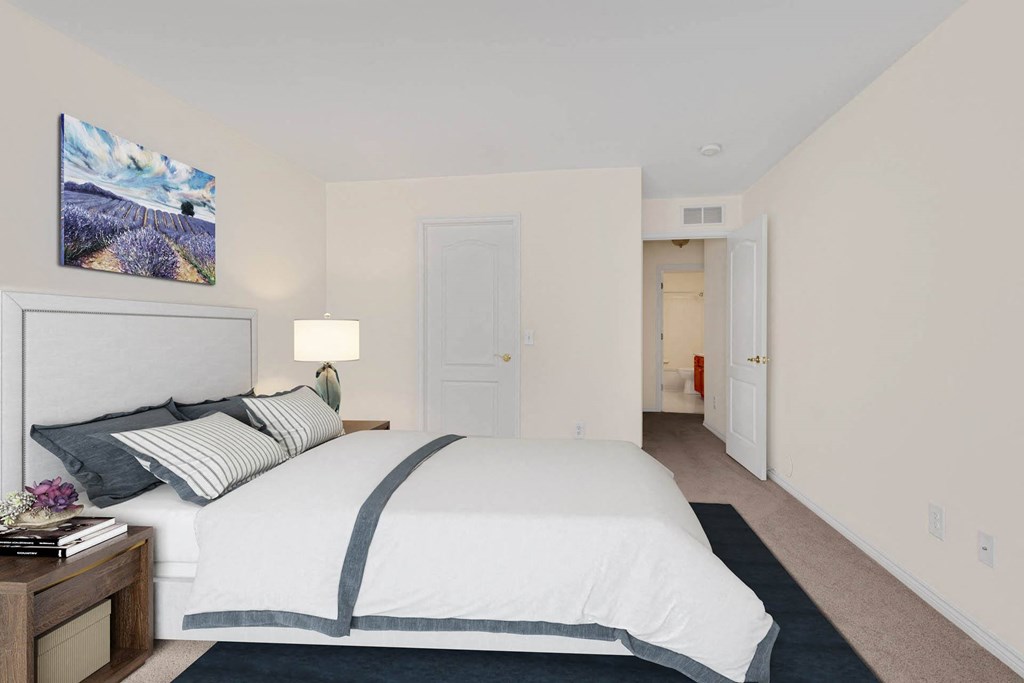 Bedroom With Closet at Brandywine Apartments, West Bloomfield, 48322