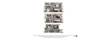 The Moorisville - 2 bedroom, 2.5 bathroom Townhome  at Griffin Weston, North Carolina