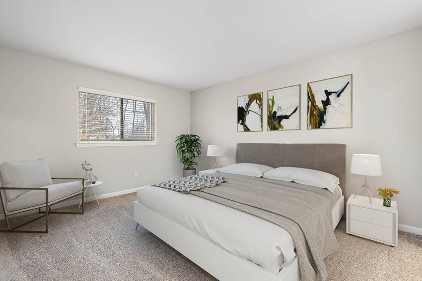 Comfortable Bedroom Comfortable Bedroom at Shorebrooke Townhomes, Novi