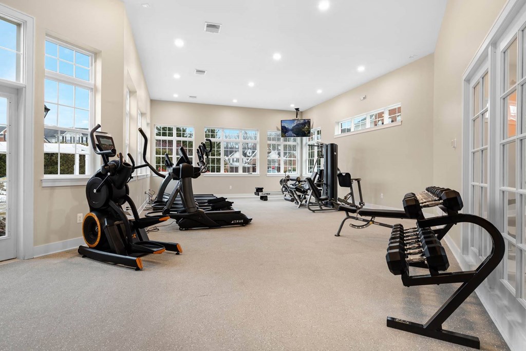 clubhouse fitness center at Mainstreet Village, Michigan