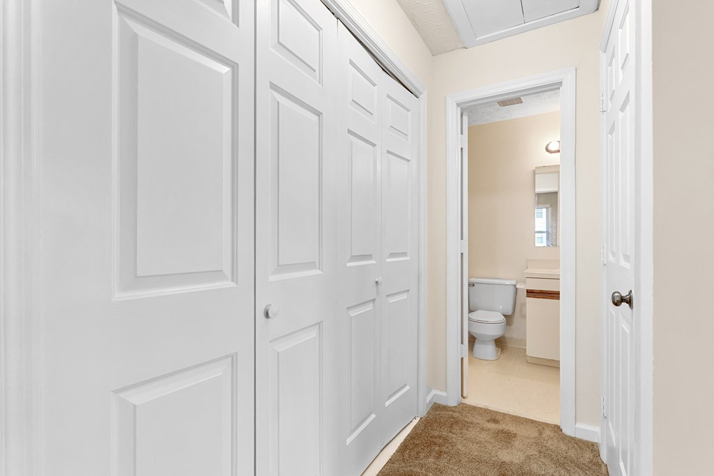 Bathroom at Hunter's Ridge Apartments in Fayetteville, NC