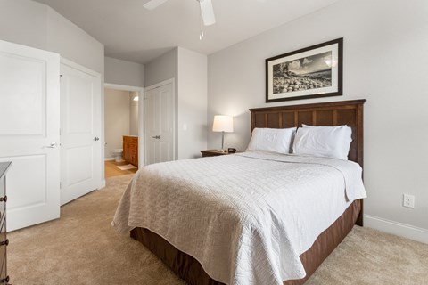 Bedroom at The Villagio Apartments, Fayetteville, NC, 28303