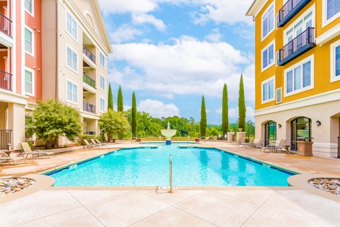 Pool view of the Villagio  at The Villagio Apartments, North Carolina