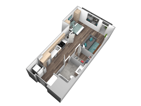 A01-2 Floor Plan at Makers Rise, Virginia