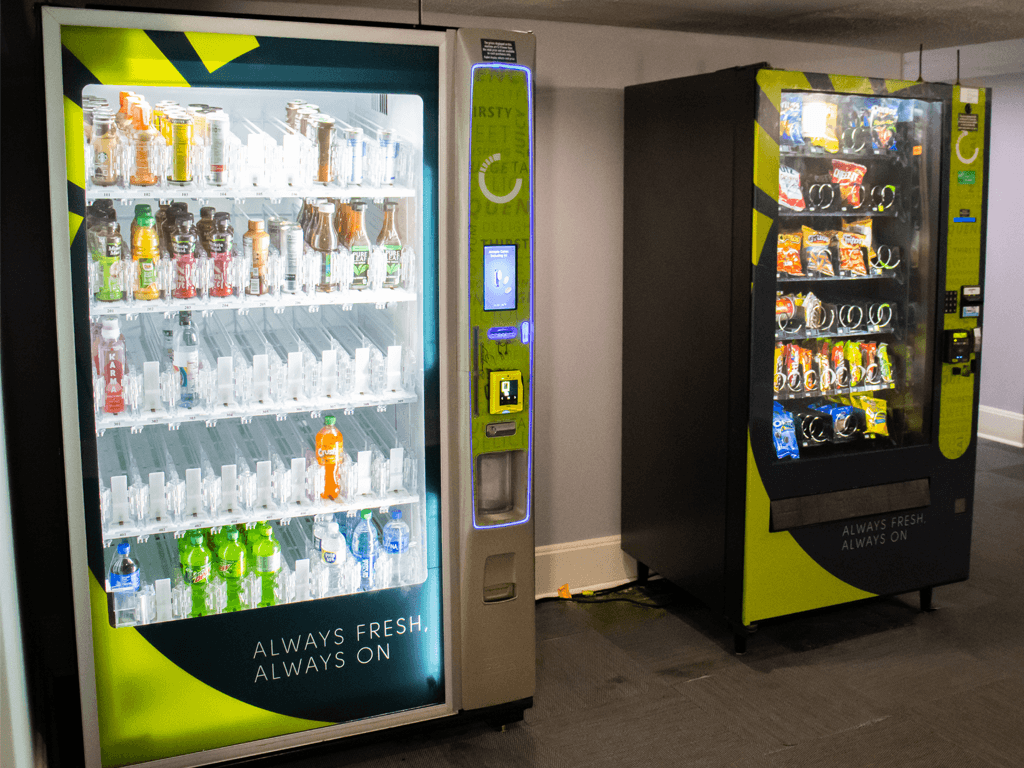 a vending machine at The Aspen, Virginia, 22305