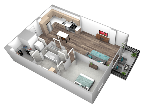 B00-4 Floor Plan at Makers Rise, Virginia, 20171