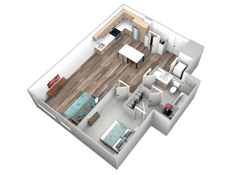 B14 Floor Plan at Makers Rise, Virginia, 20171