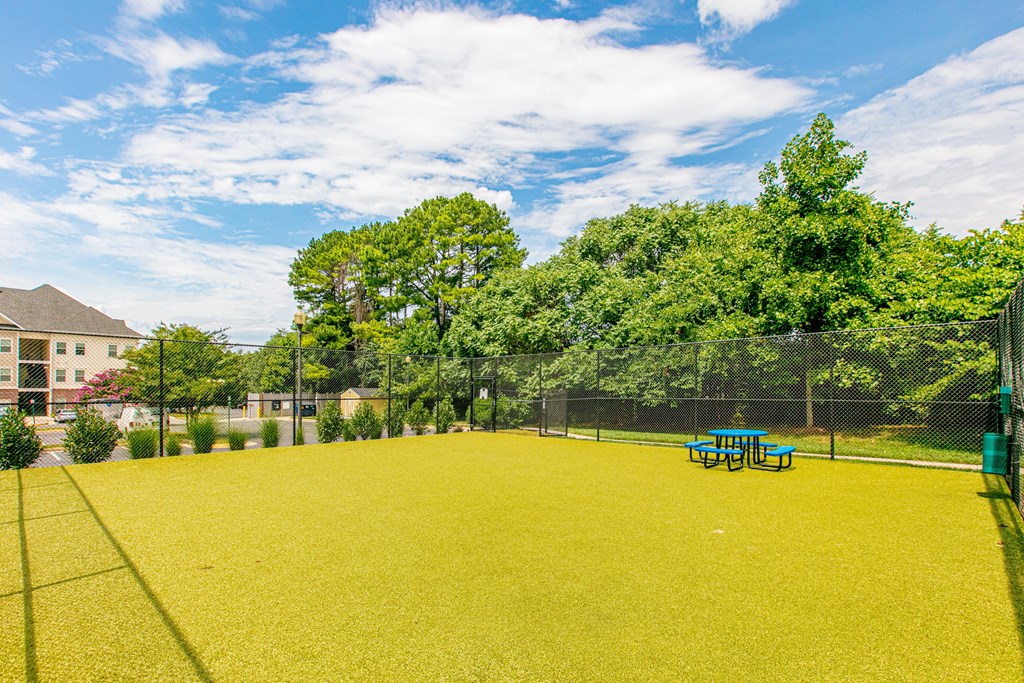 Park for dogs at Barrington Park Apartments, Manassas, 20110