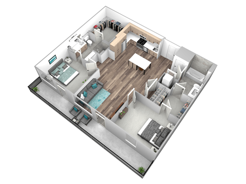 C10-1 Floor Plan at Makers Rise, Herndon