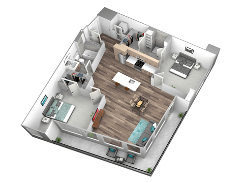 C13 Floor Plan at Makers Rise, Herndon, 20171