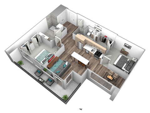 C14 Floor Plan at Makers Rise, Herndon Virginia