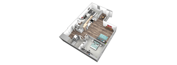 bedroom floor plan an illustration of the retreat at thousand oaks apartments in cupertino