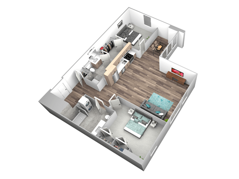 C14-3 Floor Plan at Makers Rise, Herndon