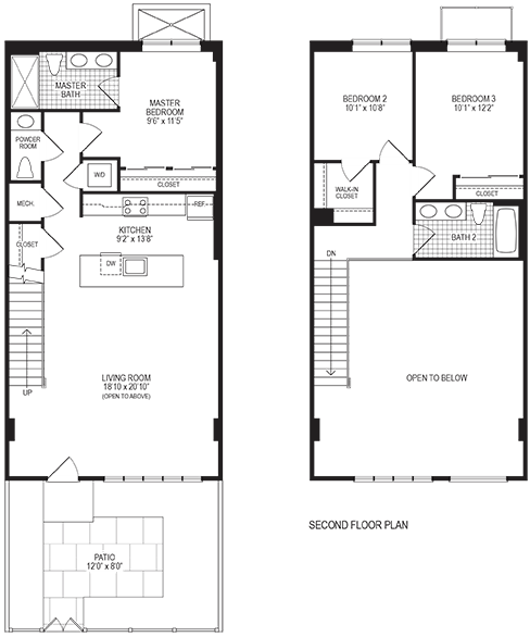 Mercury 3 Bedroom Floorplan Mercury 3 Bedroom Floorplan