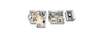 Filmore Barrington Park 2 bedroom 2 and a half baths floor plan apartment at Barrington Park Apartments, Virginia, 20110