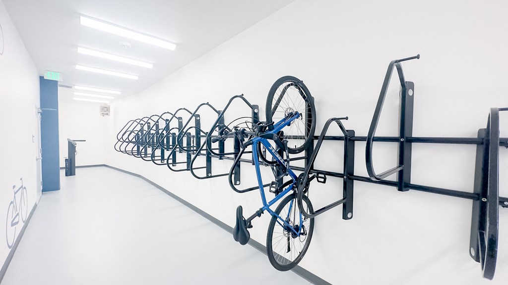 Bike Storage at Makers Rise, Herndon Virginia