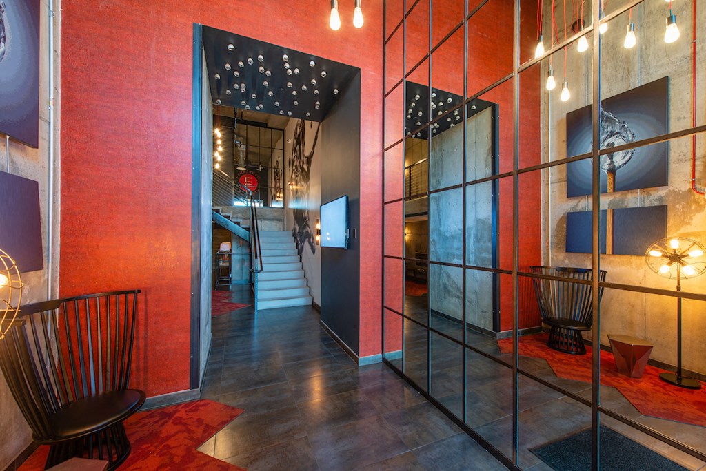 Beautiful Lobby at Fahrenheit Apartments, Washington, 20011