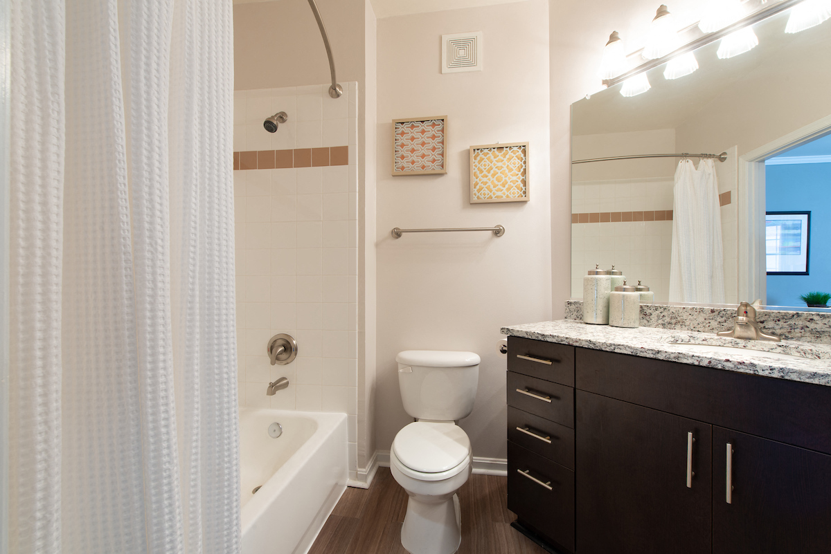 Model Bathroom at Woodland Park, Virginia, 20171