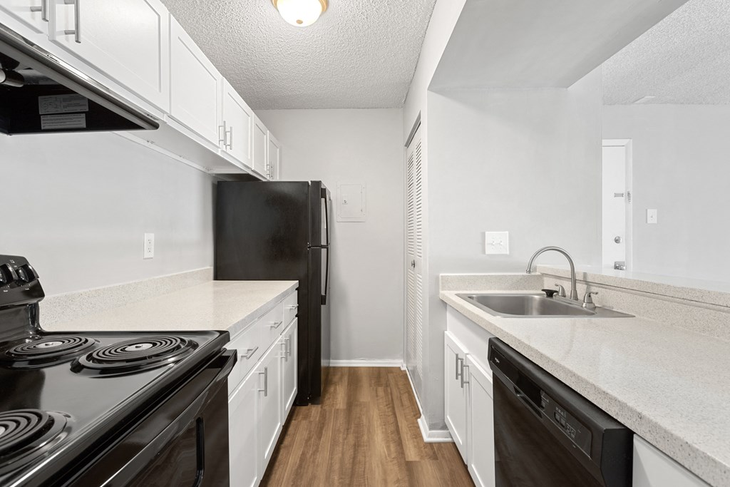 apartment kitchen  at Lakes Edge Apartments, Greensboro, 27409
