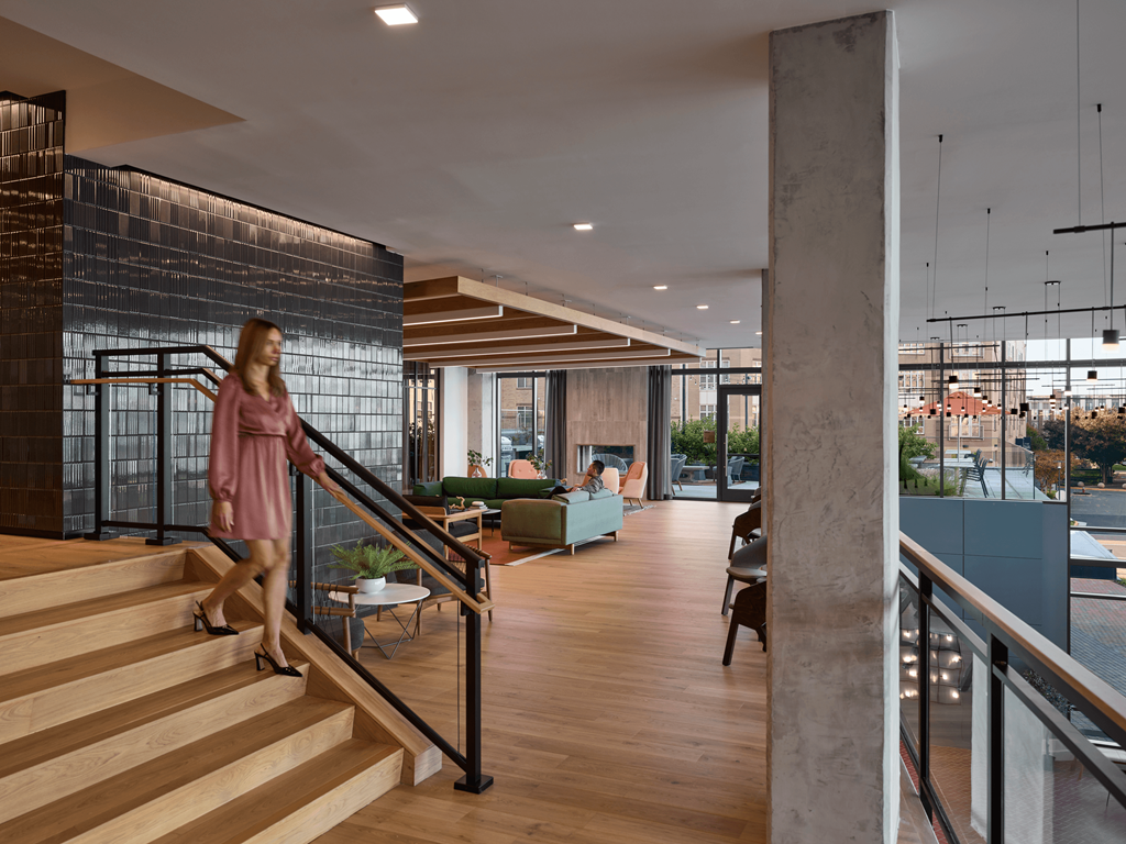 Lobby Lounge at Makers Rise, Herndon, VA 20171